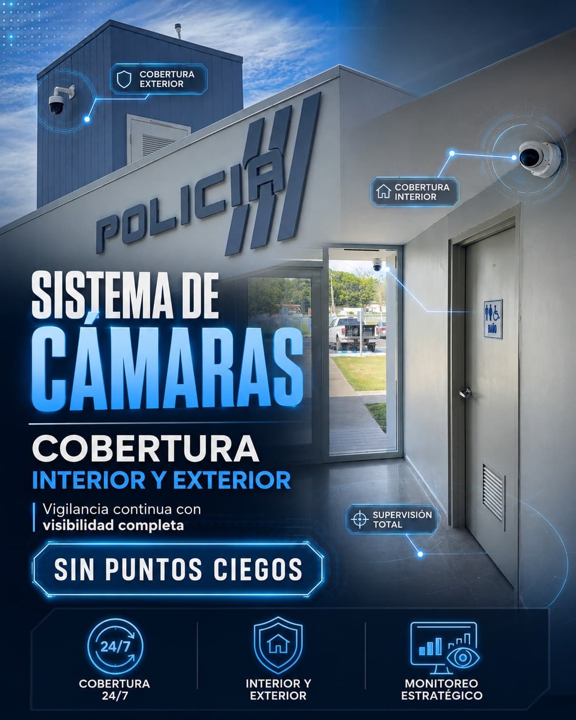 Cuartel Policial · Seguridad & Comunicaciones Integral — imagen 1