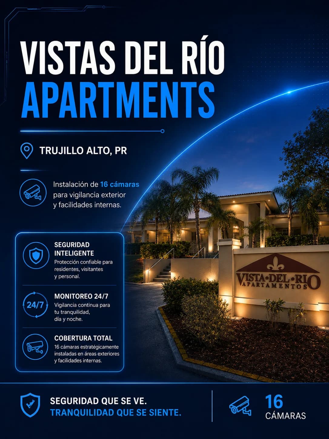 Seguridad residencial en Vistas del Río